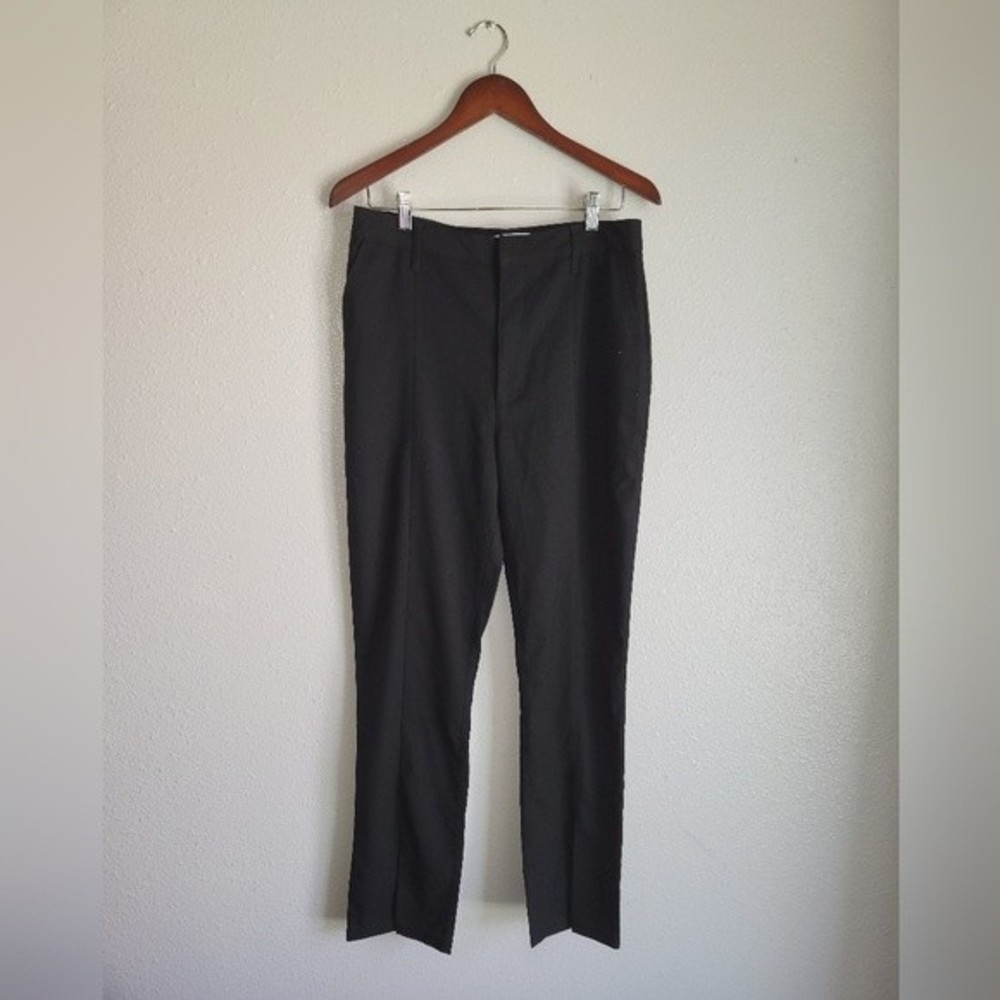 NWT Abercrombie & Fitch The Skinny Ultra High Rise Split Hem Slack Trouser Pants